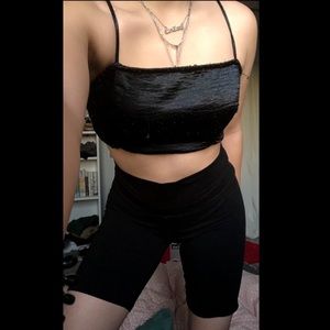 Black biker shorts 🖤